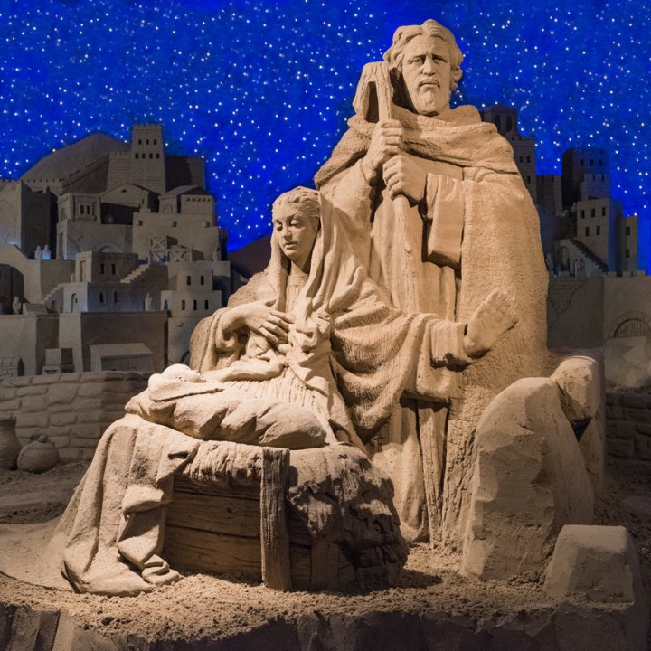 PRESEPE DI SABBIA PRESEPE DI SABBIA