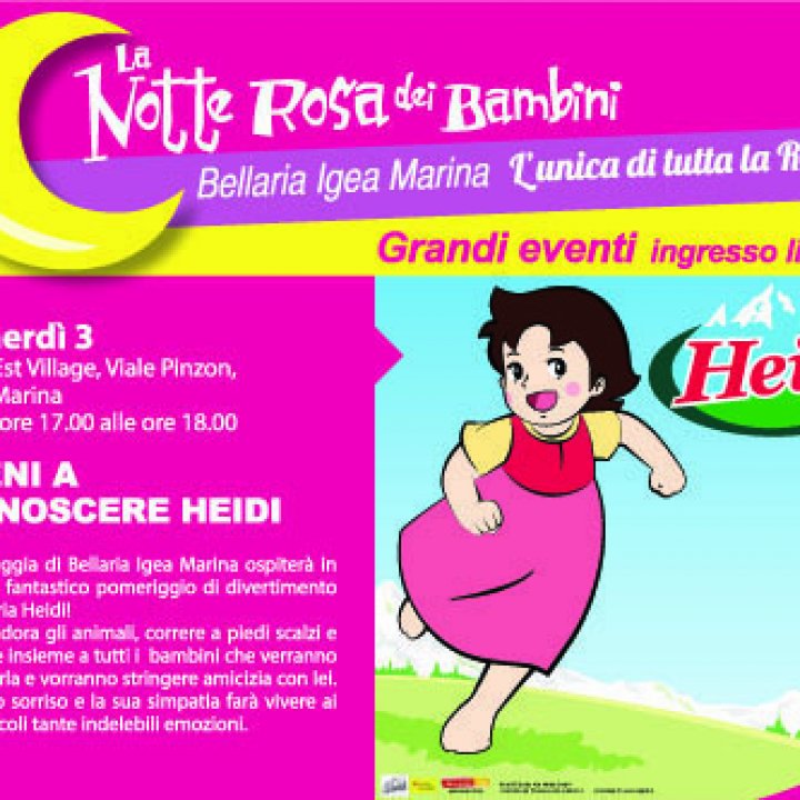 LA NOTTE ROSA DEI BAMBINI LA NOTTE ROSA DEI BAMBINI