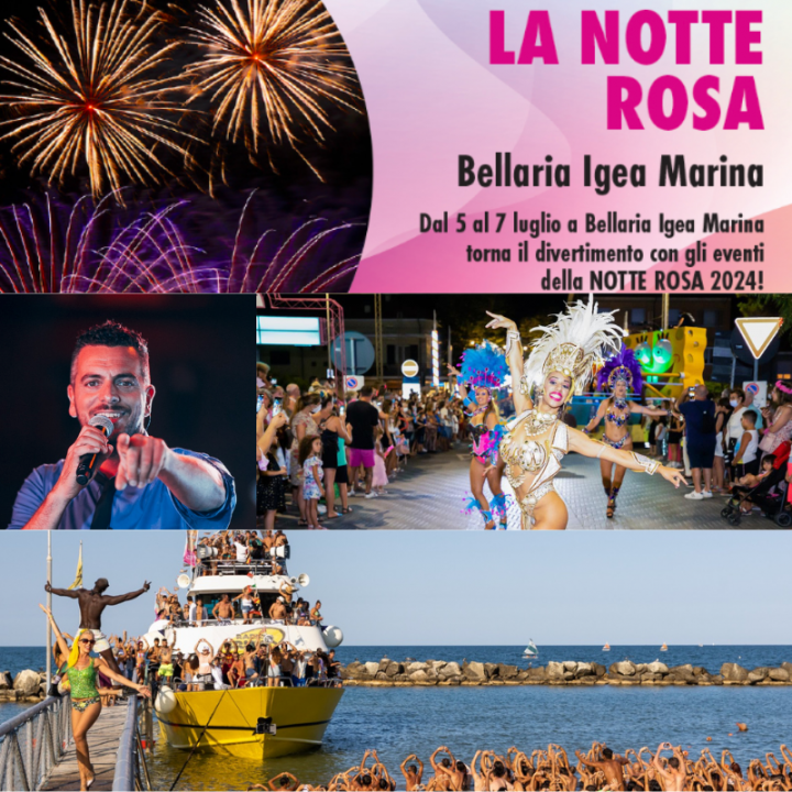 NOTTE ROSA 2024 eventi per tutta la famiglia