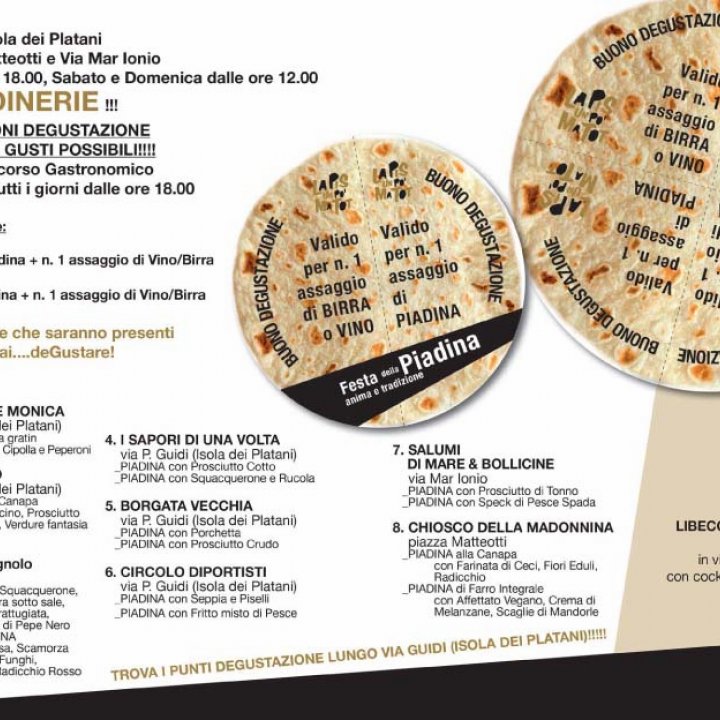 LA PIS UN PO' MA TOT - LE PIADINERIE