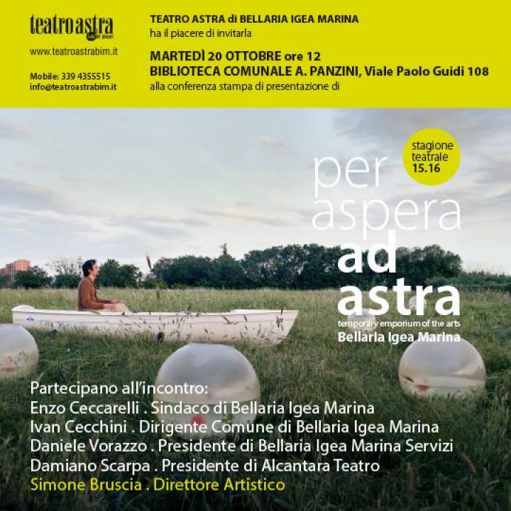 Conferenza stampa presentazione Stagione Teatrale 15-16 Conferenza stampa presentazione Stagione Teatrale 15-16