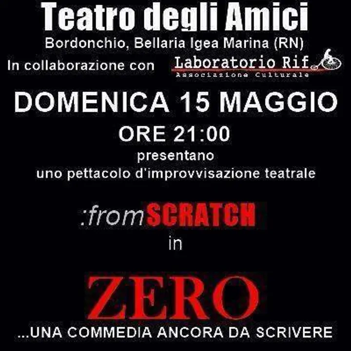 ZERO, UNA COMMEDIA ANCORA DA SCRIVERE