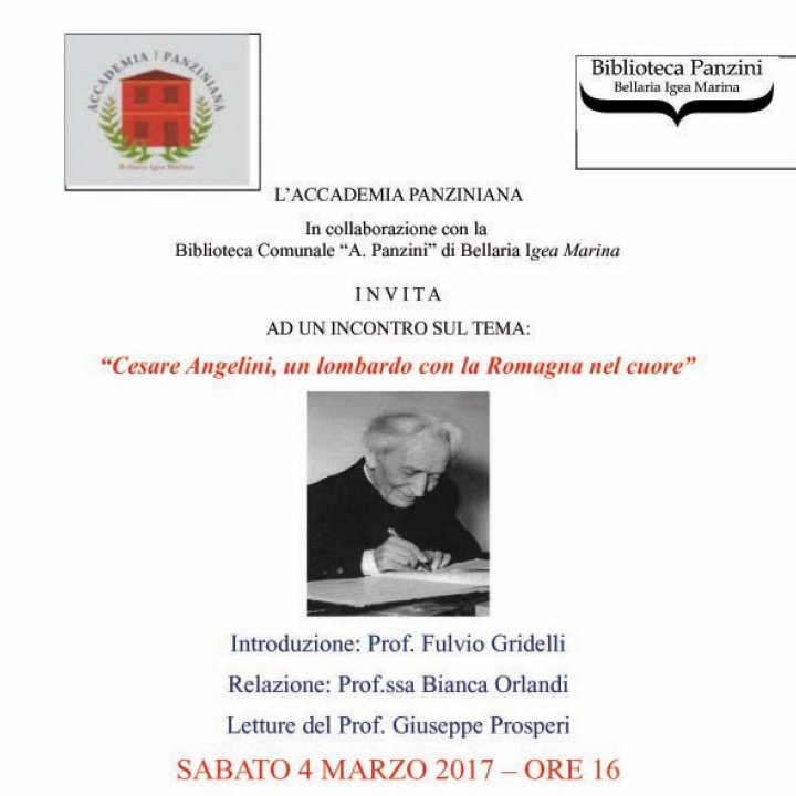 CESARE ANGELINI, UN LOMBARDO CON LA ROMAGNA NEL CUORE CESARE ANGELINI, UN LOMBARDO CON LA ROMAGNA NEL CUORE