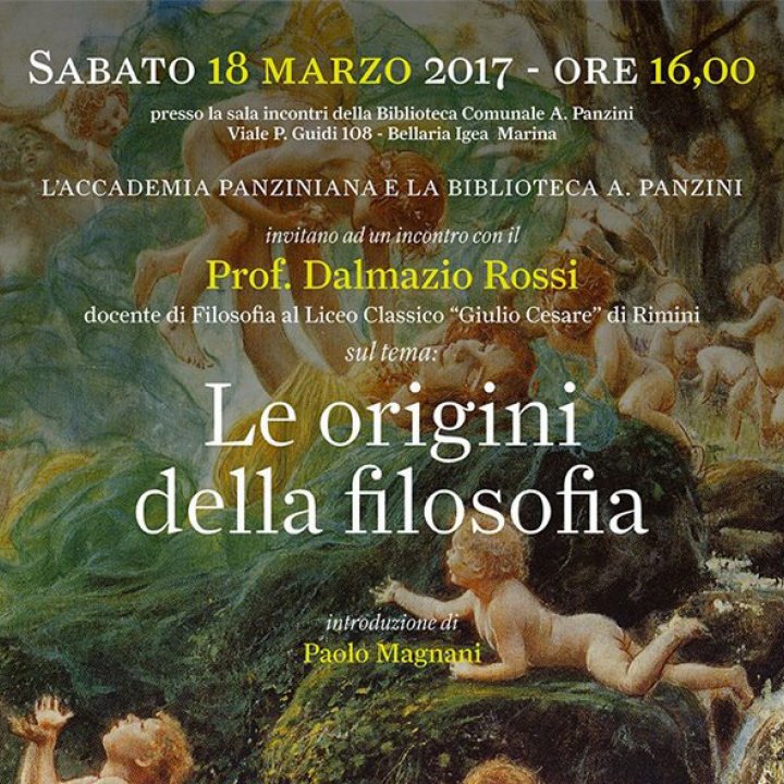 LE ORIGINI DELLA FILOSOFIA LE ORIGINI DELLA FILOSOFIA