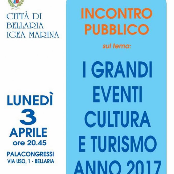 I grandi eventi cultura e turismo 2017: se ne parla al Palacongressi