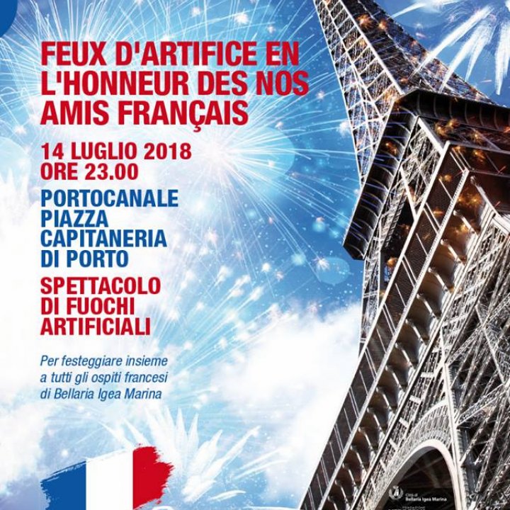 SPETTACOLO FUOCHI D'ARTIFICIO FESTA FRANCESI