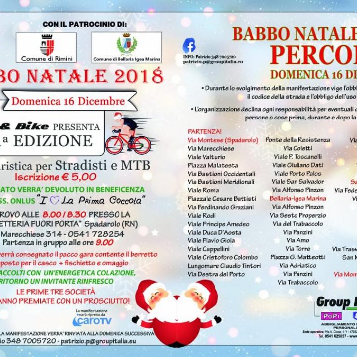 CICLOTURISTICA BABBO NATALE 2018