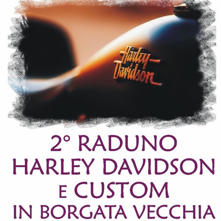 2° RADUNO HARLEY DAVIDSON E CUSTOM IN BORGATA VECCHIA