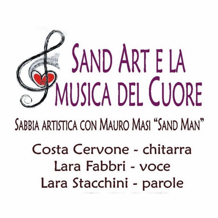 SAND ART E LA MUSICA NEL CUORE