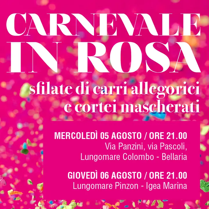 CARNEVALE IN ROSA