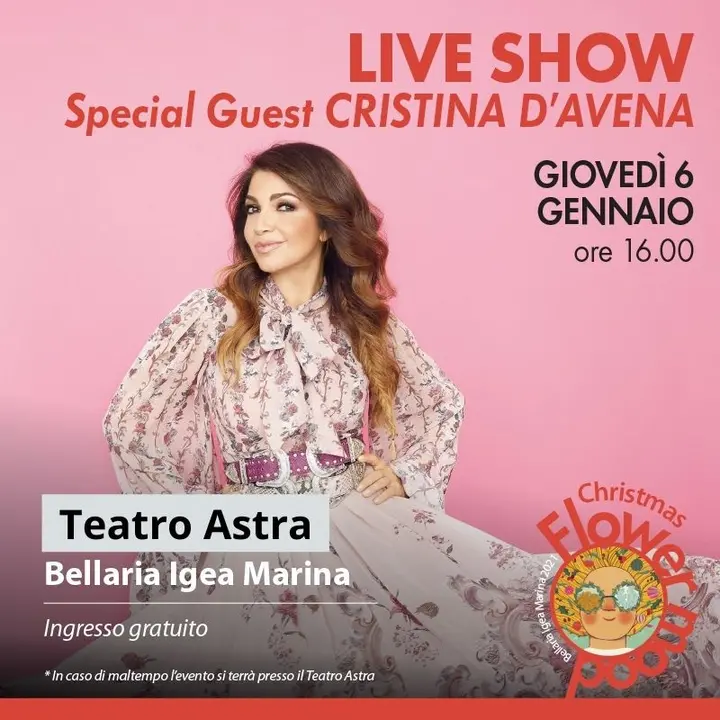 LIVE SHOW AVEC CRISTINA D'AVENA