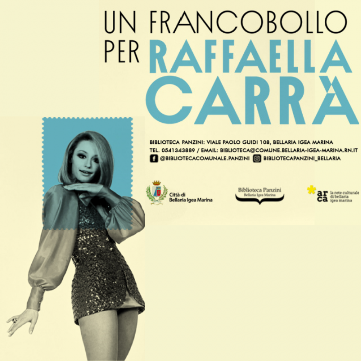 UN FRANCOBOLLO PER RAFFAELLA CARRA'
