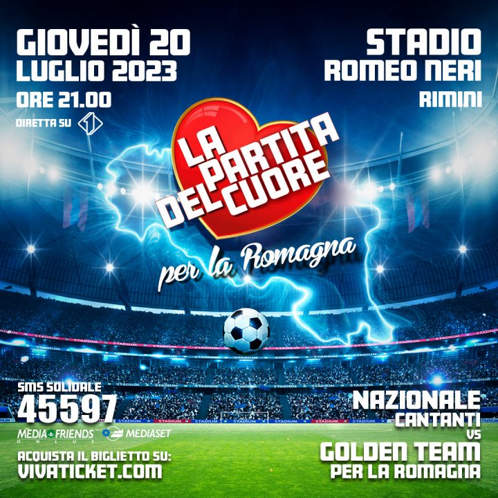 LA PARTITA DEL CUORE PER LA ROMAGNA