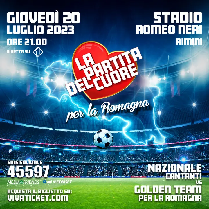 LA PARTITA DEL CUORE PER LA ROMAGNA