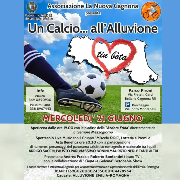 UN CALCIO ALL'ALLUVIONE