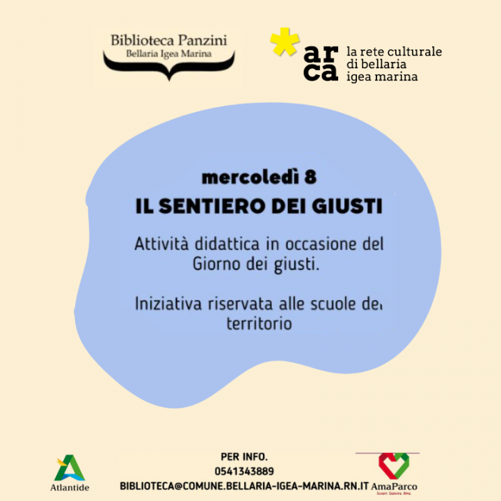 MARZO IN BIBLIOTECA| IL SENTIERO DEI GIUSTI