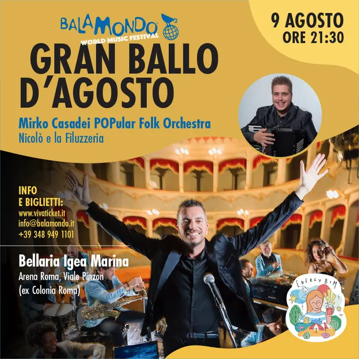 GRAN BALLO D'AGOSTO: SI BALLA IL LISCIO ALL'ARENA ROMA