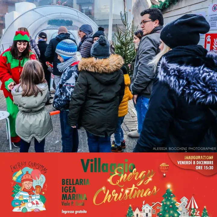 Bellaria Igea Marina pronta a inaugurare il Villaggio Energy Christmas.