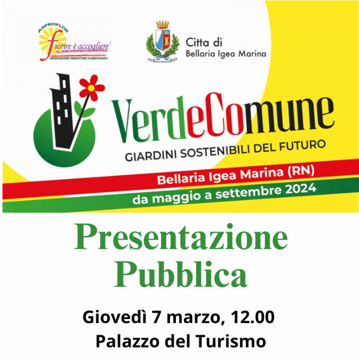 PRESENTAZIONE PUBBLICA | VERDECOMUNE