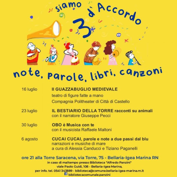 SIAMO D'ACCORDO | Note, parole, libri, canzoni