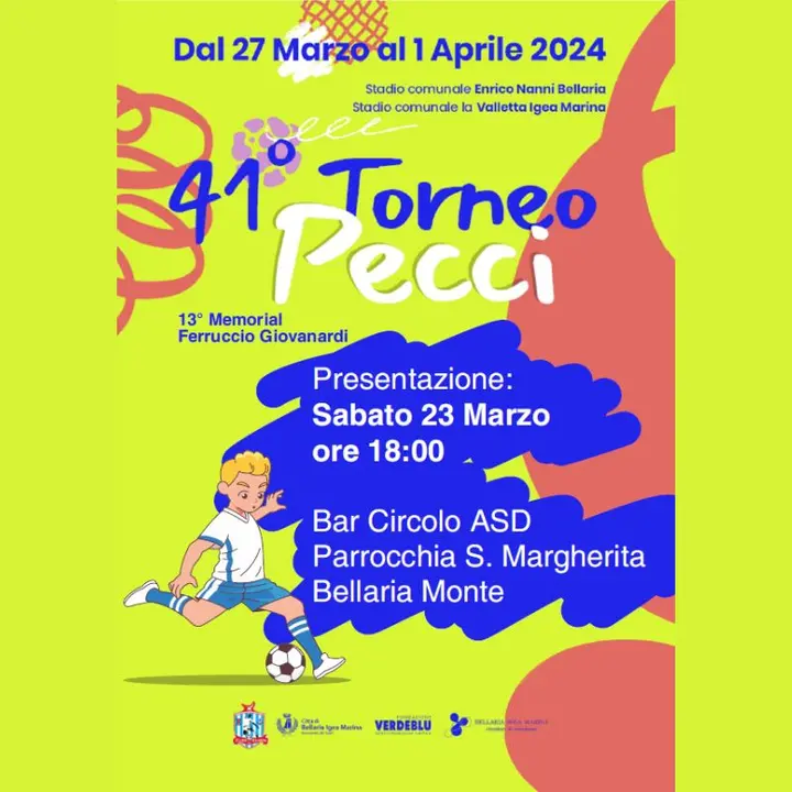 PRESENTAZIONE | 41° Torneo Pecci -13° Memorial Giovanardi