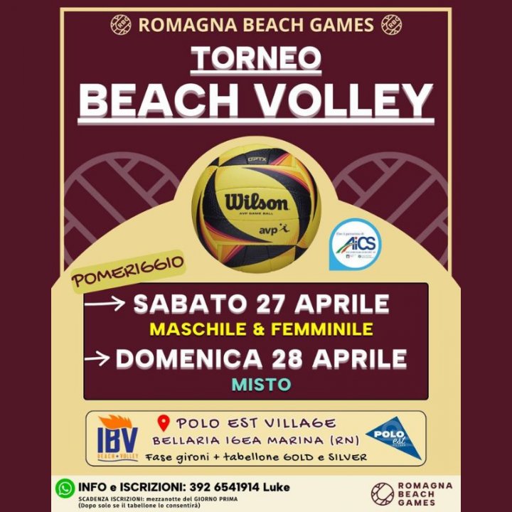 ROMAGNA BEACH GAME | TORNEO BEACH VOLLEY