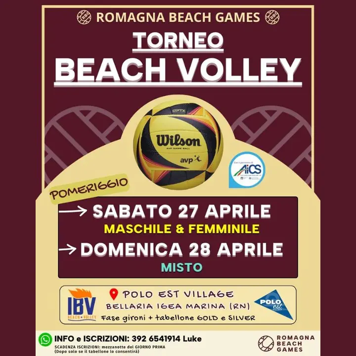 ROMAGNA BEACH GAME | TORNEO BEACH VOLLEY