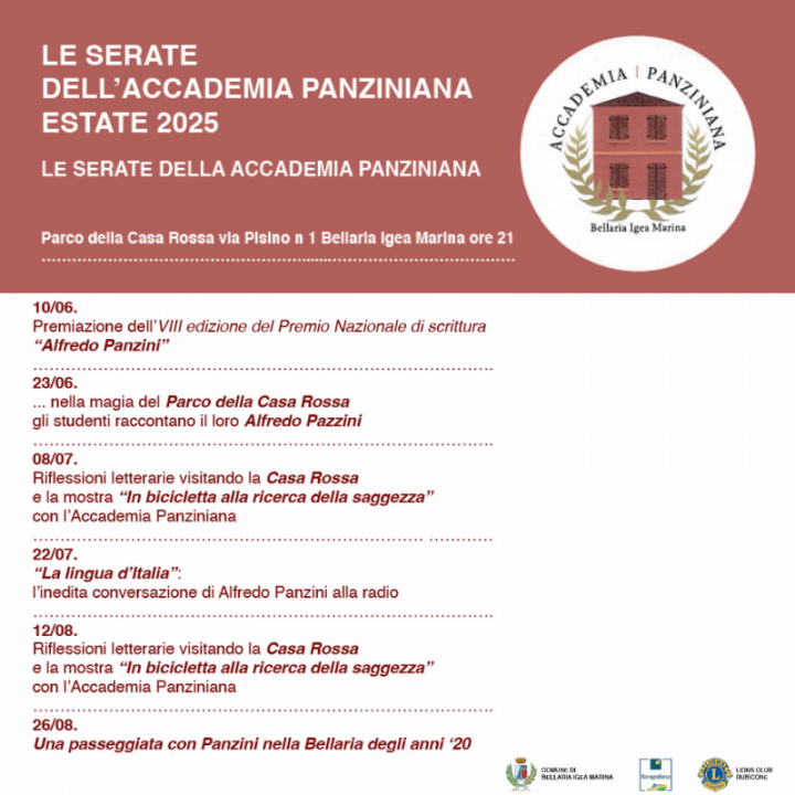 SERATE ACCADEMIA PANZINIANA | ESTATE 2025