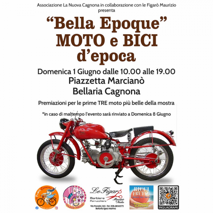 BELLA EPOQUE | MOTO E BICI D'APOCA