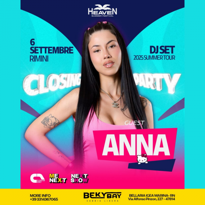 HEAVEN SUMMER FESTIVAL | ANNA