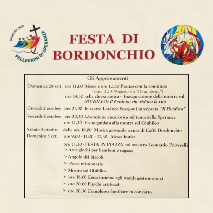 FESTA DI BORDONCHIO