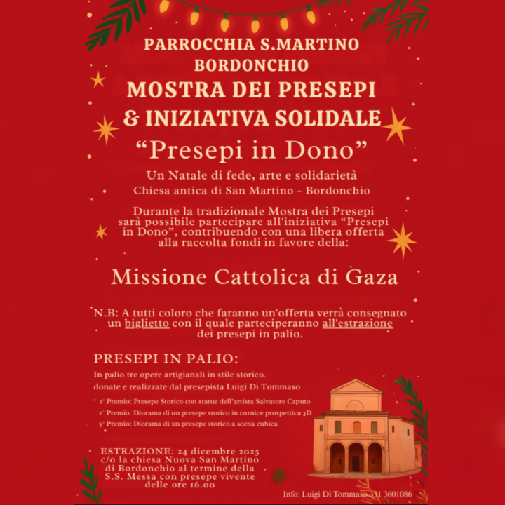 PRESEPE | ANTICA CHIESA DI BORDONCHIO