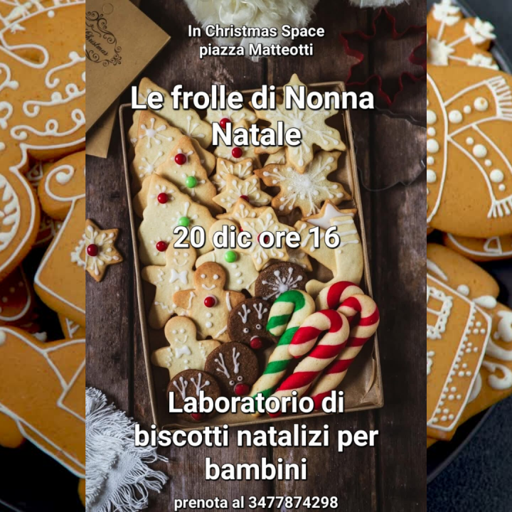 LE FROLLE DI NONNA NATALE | LABORATORIO DI BISCOTTI NATALIZI PER BAMBINI