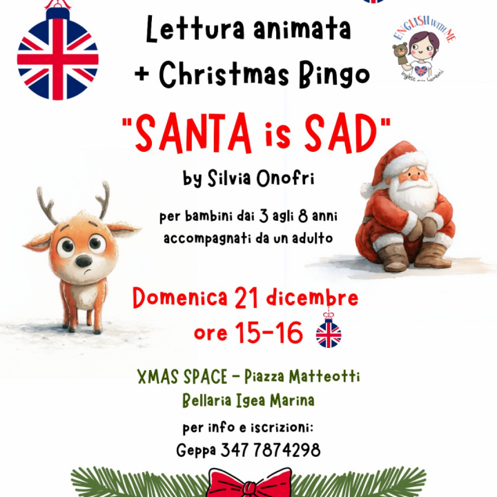 SANTA IS SAD | LETTURA ANIMATA + CHRISTMAS BINGO