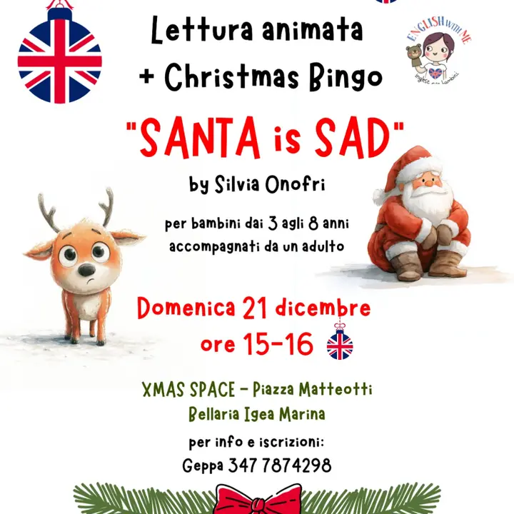SANTA IS SAD | LETTURA ANIMATA + CHRISTMAS BINGO
