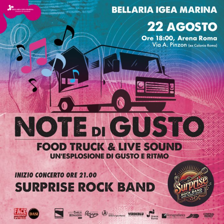 NOTE DI GUSTO |  SURPRISE ROCK BAND