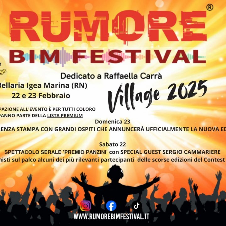 RUMORE BIM FESTIVAL VILLAGE 2025