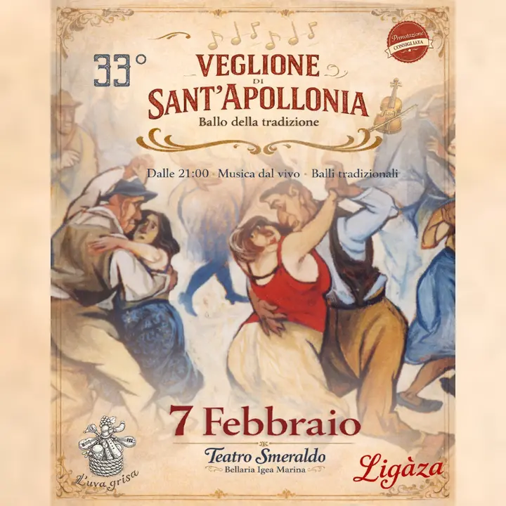 VEGLIONE DI SANTA APOLLONIA – GRAN BALLO DI CARNEVALE