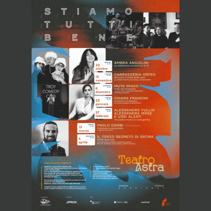 STAGIONE TEATRALE ASTRA 2026/2027