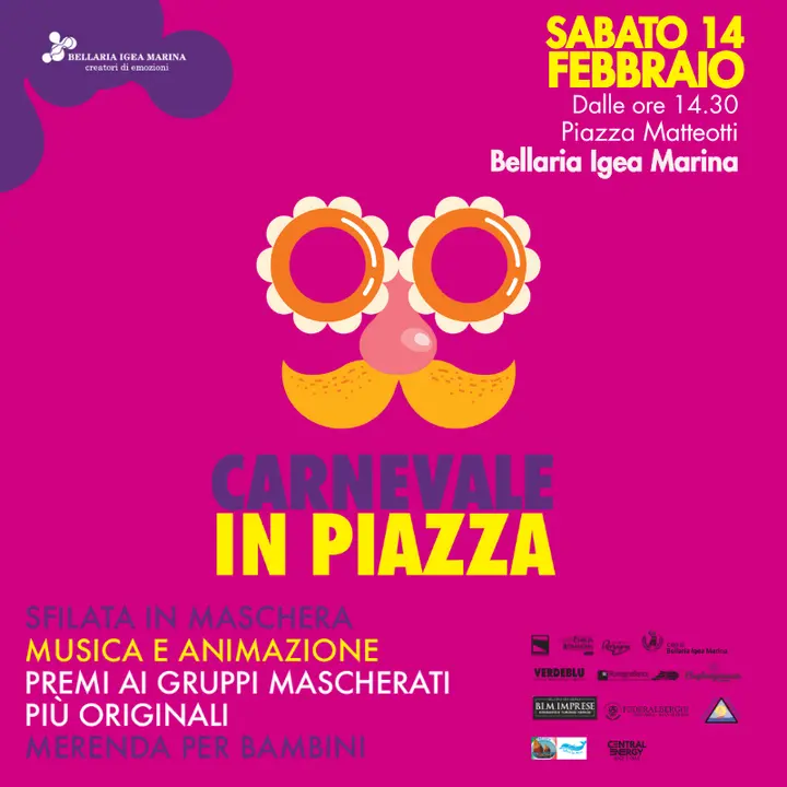 CARNEVALE IN PIAZZA 2026