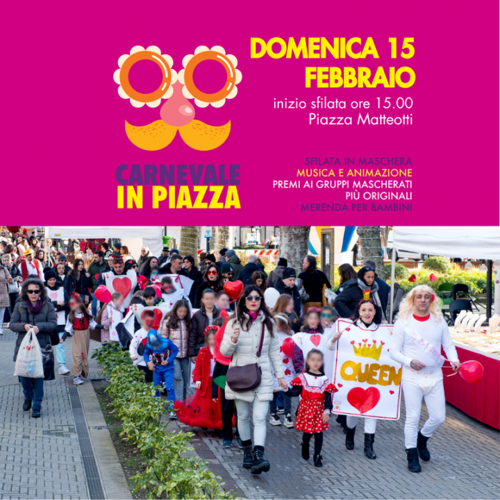 Carnevale in Piazza - oltre 400 figuranti alla sfilata mascherata