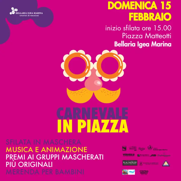 CARNEVALE IN PIAZZA 2026