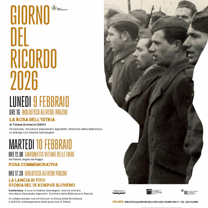 IL GIORNO DEL RICORDO 2026