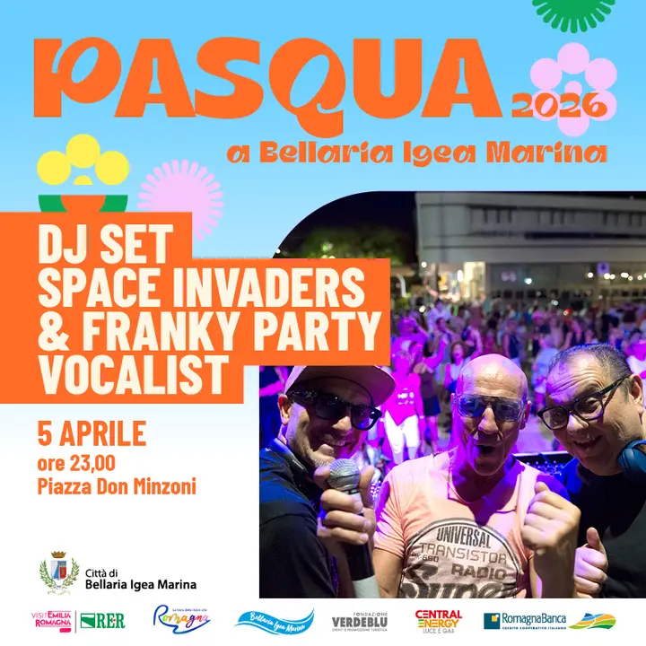 DJ SET SPACE INVADERS & FRANKY PARTY VOCALIST