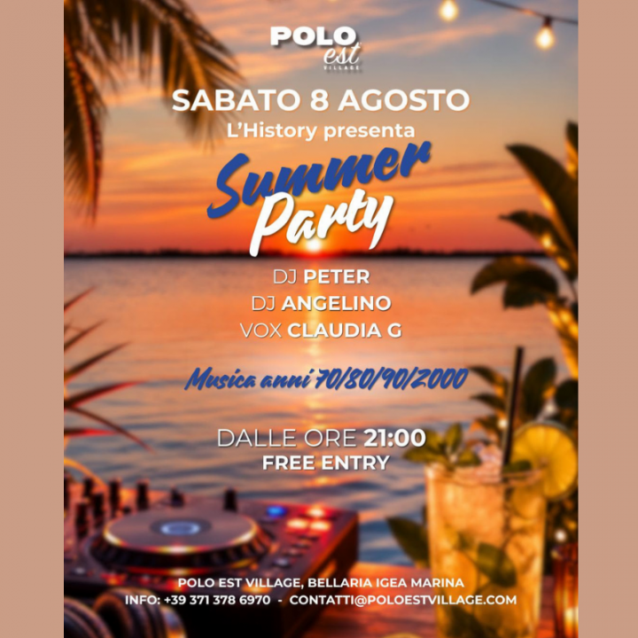 HISTORY SUMMER PARTY