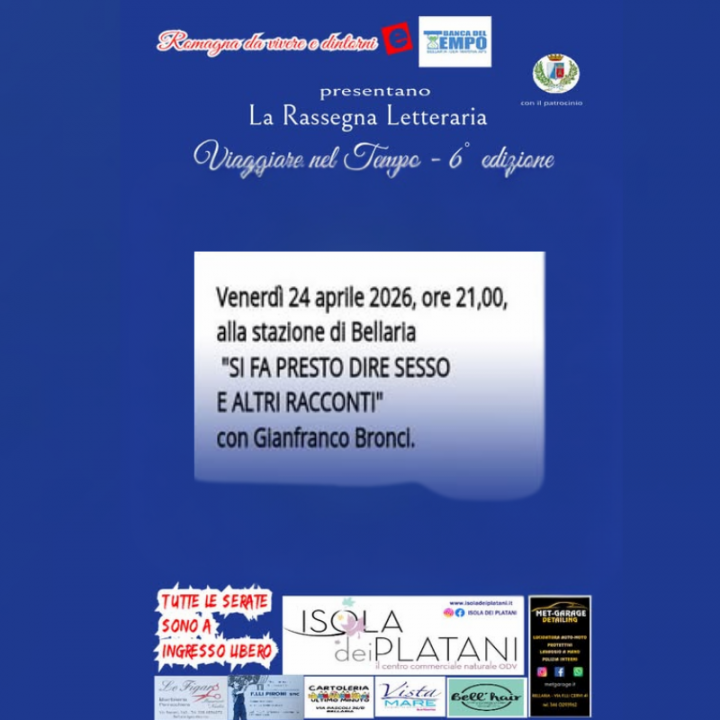 SI FA PRESTO A DIRE SESSO E ALTRI RACCONTI | con Gianfranco Bronci