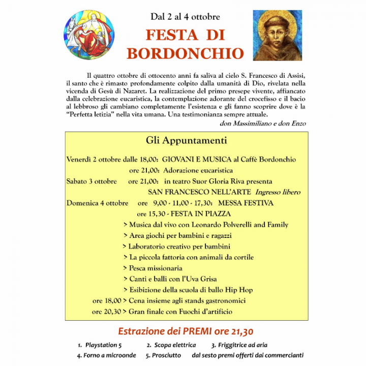 FESTA DI BORDONCHIO