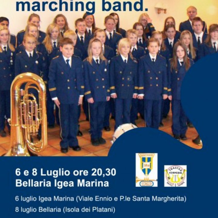 6 e 8 LUGLIO: TAUSTAD VORMEDAL SKOLEKORPS MARCHING BAND