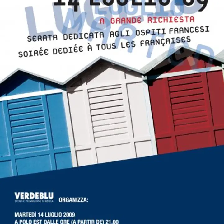 14 LUGLIO: FESTA DEI FRANCESI-POLO EST-ORE 21.00