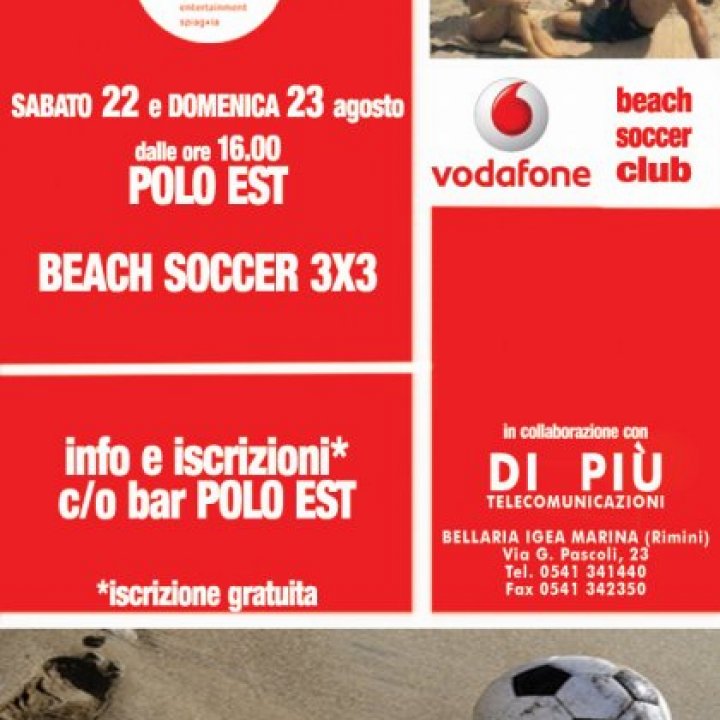 22-23 AGOSTO_POLO EST: BEACH SOCCER 3x3 VODAFONE